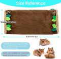 Guinea Pig Tunnel Hammock, Fleece Small Animal Hammock Hideout