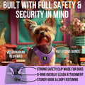 EcoBark Premium Teacup Dog Harness, Mini Step in Vest, XXXS