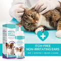 Dog Ear Cleaner, Upgraded Dogs & Cats Ear Powder for Easy Hair Removal, Pets Ear Infection Relief, Soothes Itchy Ears & 