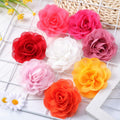 WILLBOND 8 Pcs Dog Collar Flower Bow Tie for Pet Grooming, Multi-color