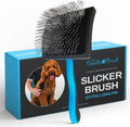 The Doodle Brush Slicker Brush Dog Poodle Brush Detangler, Extra Long Pin