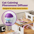 TopSum Cat Calming Pheromone Diffuser: Feline Pheromones Plug in for Stress, Alone At Home, Spraying, Fighting, Scratchi