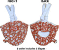 Bird Diapers Pigeon Diaper Pigeon Pants - Reusable, Waterproof Diaperalls by Uni Infinity (Pink Floral, Bird Large, 1, C