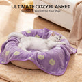 Luciphia 3 Pack Soft Fleece Dog Blankets for Small Dogs Puppy Cats,23"x16"
