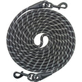 Boswany Reflective Tie-Out Rope 10FT 15FT 20FT 30FT - Long Dog Tether for Medium Large Dogs Outdoor Running, Playing, Camping, Training - Dog Lead for Yard