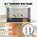 VEVOR 30 Inch Flight Bird Cage, Stackable Bird Cage Parakeet Cage with Slide-Out Tray and Handle, Small Parrots Birdcage for Cockatiels Budgies Conure Macaw Finch Lovebirds Canaries Pigeons