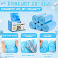 Sherr 500 Counts 5 Boxed Rolls Cat Poop Bags Bulk Odor Proof Leak Proof Cat Litter Waste Bags for Pets