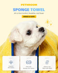 PETHROOM Ultra Absorbent Pet Towel | Quick-Drying, Soft Microfiber Dog & Cat Bath Towel | Lightweight, Durable, Fast Wat