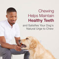 SmartBones Smart Twist Sticks With Peanut Butter, Rawhide-Free Chews For Dogs, 50 Count