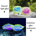 Glowing Fish Tank Decorations Glow Aquarium Decor Coral Ornaments 2Pcs