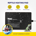 iPower 8X12 Inch Reptile Heat Pad Under Tank Heater Terrarium Warmer Heating Mat for Turtles Lizards Frogs and Other Sma