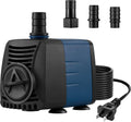 210GPH Submersible Water Pump, Quiet Aquarium Pond Fountain Pump