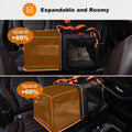 Pidipiti 20 x 14 x 14 Expandable car Travel Carrier for 1 Small-Medium cat,with a Portable Leakproof Litter Box