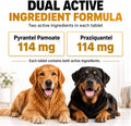 7-Way Dewormer Tablets for Dogs, Praziquantel & Pyrantel Pamoate Formula, Medium & Large Dogs Over 25 lb, 36 Tablets