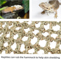 Niteangel Bearded Dragon Seagrass Hammock: Triangle 17'' x 12.5''
