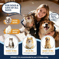 Flea and Tick Prevention for Cats and Dogs, Drops with Probiotics & Vitamin