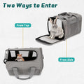 PINVNBY Small Pet Carrier, Guinea Pig Carrier, Bunny Carrier for Travel Camping Outdoor, Breathable Pet Portable Hand Ba