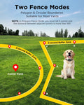 GPS Wireless Dog Fence,No Subscription Dog Collar for Dogs 15Lbs+