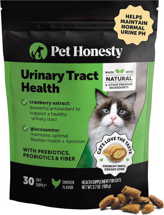 Pet Honesty Vet Recommended Cat Urinary Supplement Crunchy Chews, 30ct