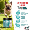 PET LOL HMR Lignan + Melatonin + Biotin + Milk Thistle for Dogs | 4-in-1 Formula | Adrenal Support & Normal Cortisol Levels | Skin, Coat, & Digestive Health | 90 Chewable Tablets | Natural Beef Flavor