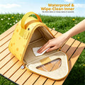 Cheese‑Shaped Hamster Travel Bag, Small Animal Travel Carrier