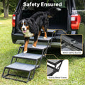 Veehoo Collapsible Dog Stairs for Large Dogs Car Truck SUV, Extra Wide 20"