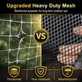 15ft x 3ft Balcony Netting for Pets - Heavy Duty Cat Balcony Net, Thickened Mesh Railing Protector for Apartment, Stairs