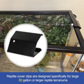 Large Reptile Tank Clips, Terrarium Covers Heavy Duty Screen Clips for 30G