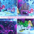 Kooterfun Mermaid's Castle Fish Tank Decorations-28pack Include Castle Hideout, Faux Coral,Starfish and Artificial Plast