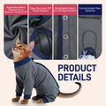 Cat Recovery Suit for Spay & Neuter,Hind Leg Healing Protector