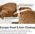Cat Harness Escape-Proof Anti-Choking Adjustable