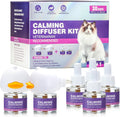 Tcllka Cat Calming Pheromone Diffuser Effectively Relieve Anxiety Stress Cat Calming Diffuser Comfort for Cats Refill Re