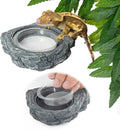 REPTIZOO 30PCS Feeding Cups for Reptile Magnetic Feeder Ledge, Replacement Cups for REPTIZOO Food Water Feeder Dish Geck