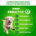 IAMS Proactive Health Large Breed Dry Dog Food, Chicken, 30 lb