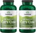 Swanson Full Spectrum Cat's Claw 500 mg, 250 Capsules, 2 Pack