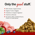 Stella & Chewy's Freeze-Dried Raw Chicken Meal Mixers- Dog Food Topper and Mixer - Made with 95% Cage-Free Chicken, Orga