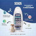 Soos Pet Deep Hydrating Leave-in Conditioner for Dogs & Cats | Natural Dead Sea Minerals | Skin Moisturizer, Polish Deeply, Reduces Shedding | Vitamins for Healthy Skin & Coat - 500ml