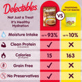 Delectables Lickable Treat Gravy Wet Cat Treat Variety Pack, Food Topper, Hydrating, Grain-Free, No Fillers, By-Products, Added Preservatives, 1.4oz Pouch, 12ct
