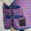 Equinavia Fryd 100% Cotton Stable Blanket for Horses | No Fill - Pink Flambe/Galaxy Blue - 82 in