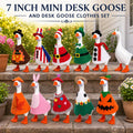 10PCS Mini Desk Outfits Includes 7 Inch Statue Desktop Accessories for Magnetic Key Holder, Fun Office Gift & Table Deco
