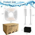 34 Pcs Cat Water Fountain Filters Replacement Compatible with VEKEN 95oz/2.8L Cat Water Fountain Filters Automatic Dog W
