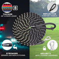ZALER Long Dog Leash, 50 feet 30ft 20ft 15ft 10ft Dog Training Lead, Heavy Duty Reflective Check Cord Recall Leash for D
