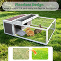 Rabbit Cage Outdoor Indoor, Tortoise Habitat Guinea Pig Cages Enclosure