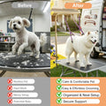 Dog Grooming Belly Straps Sky Blue Pet Grooming Supplies 3 Sets Professional Dogs Belly Band Pet Dogs Groomer Extension Strap Table Arm Loop Extender for Small Medium Large Pets (Sky Blue)