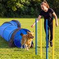 13pcs Large Dog Agility Training Equipment with 28'' Tunnel and Weave Poles