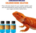 3 Refills of 32 oz Each, Chlorhexidine Solution 2%, Chlorhexidine Cleaning Solution, Chlorhexidine Spray for Reptile Hab