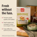 The Honest Kitchen Human Grade Wholemade™ Dehydrated Dog Food, Whole Grain Beef and Oat, 10 lb (makes 40lbs)