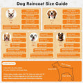 WINGOIN Dog Raincoat, Waterproof Dog Rain Jacket with Removable Hood