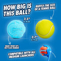 Chuckit! Rebounce Ball Dog Toy - Bouncy Fetch Balls for Dogs 20-60 lbs - Made from Durable Rubber - Outdoor Pet Toys - Size Medium - 2.5-inch Diameter - Pack of 2 - Blue