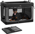 Feandrea Collapsible Dog Crate, Portable Oxford Fabric Pet Carrier, 48-Inch